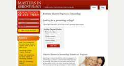 Desktop Screenshot of mastersingerontology.com